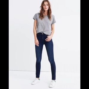 Madewell 10” High-Rise Skinny Jeans Size 36